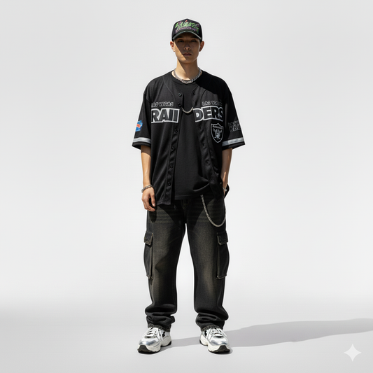 Raiders Super Bowl XVIII Throwback Jersey - Black