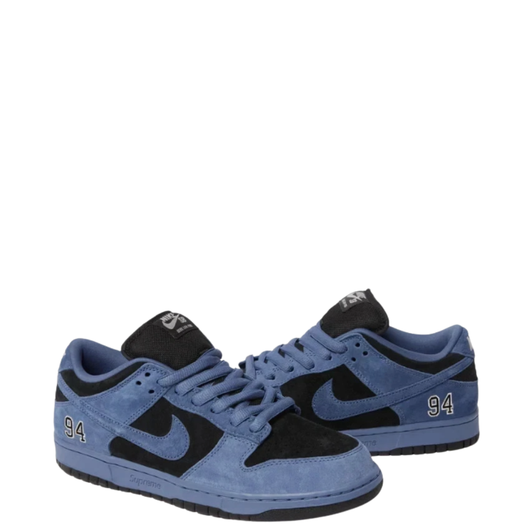 SB DUNK LOW x SUPREME 94 – BLACK BLUE